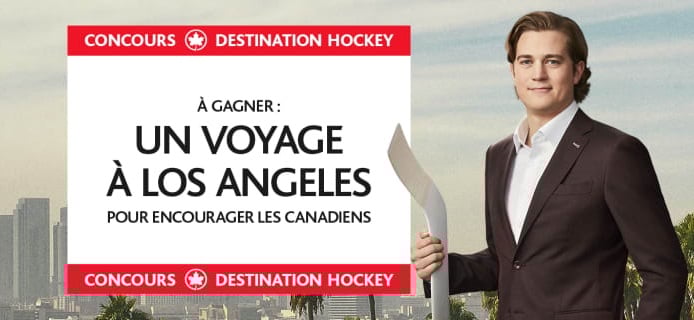 Concours Gagnez un voyage à Los Angeles pour encourager les Canadiens!