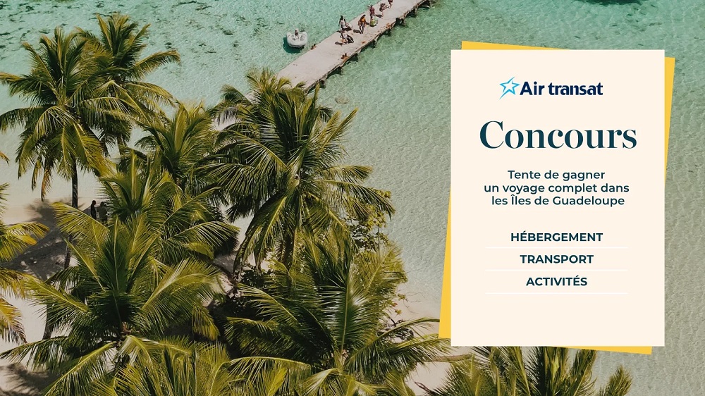 Concours Gagnez un voyage complet dans les îles de Guadeloupe!