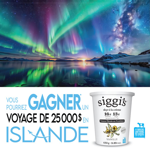 Concours Gagnez un voyage de 25 000$ en Islande! Concours Gagnez un voyage de 25 000$ en Islande!