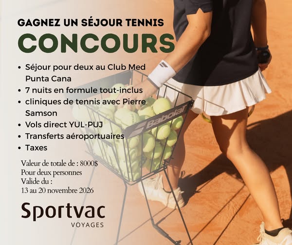Concours Gagnez un voyage pour deux au club Med Punta Cana!