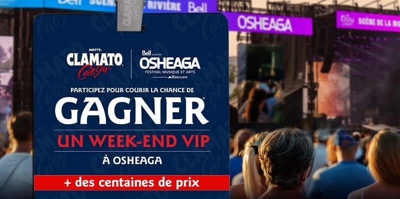 Concours Gagnez un week-end VIP à Osheaga!
