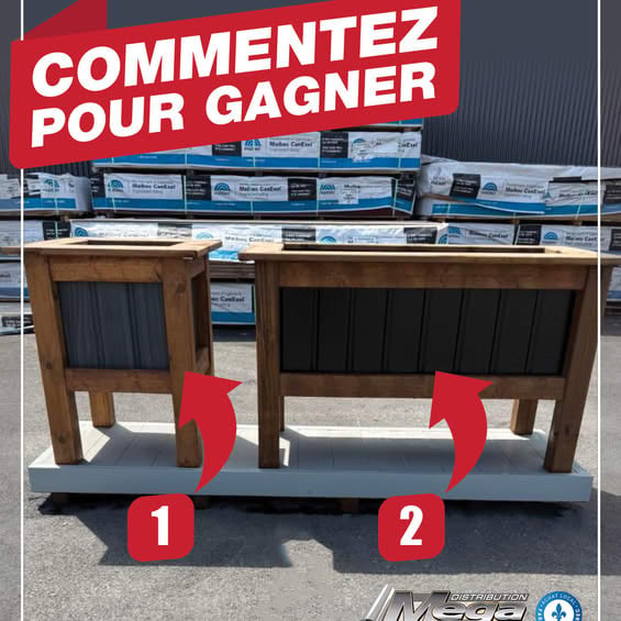 Concours Gagnez une boîte à fleurs sur mesure de Distribution Méga Aluminium!