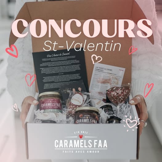 Concours Gagnez une boîte gourmande St-Valentin!