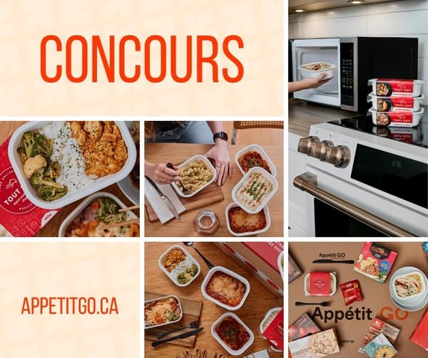 Concours Gagnez une boîte repas Appetit Go!