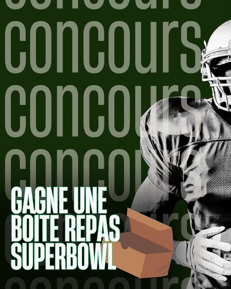 Concours Gagnez une boîte repas superbowl pour 4 à 6 personnes d'une valeur de 210$!