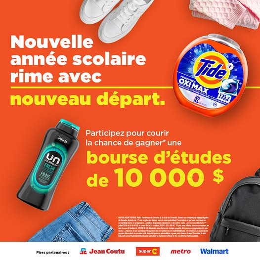 Concours Gagnez une bourse d'études de 10 000$!