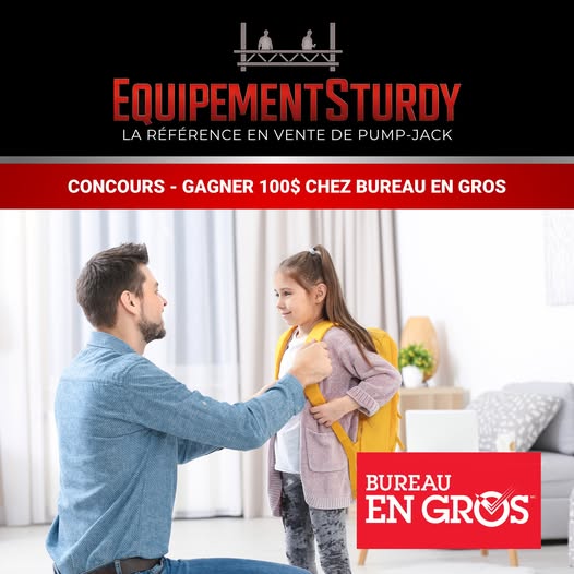 Concours Gagnez une carte cadeau de 100$ chez Bureau en gros Concours Gagnez une carte cadeau de 100$ chez Bureau en gros