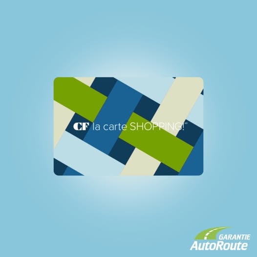 Concours Gagnez une carte-cadeau de 150 $ au CF Carrefour Laval!