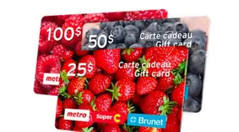 Concours Gagnez une carte cadeau d'épicerie de 500$!