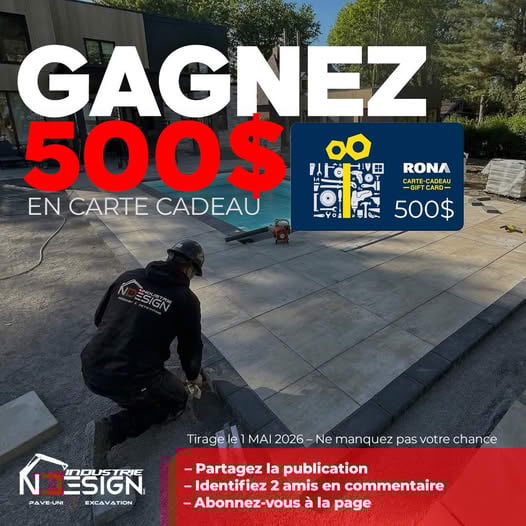 Concours Gagnez une carte cadeau Rona de 500$!