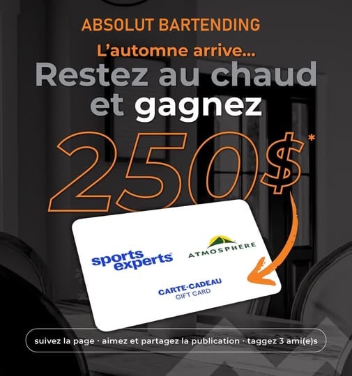 Concours Gagnez une carte cadeau Sport Expert de 250$ ! Concours Gagnez une carte cadeau Sport Expert de 250$ !