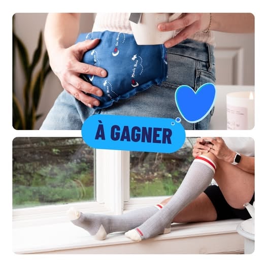 Concours Gagnez une compresse pelvienne et une paire de bas de compression!