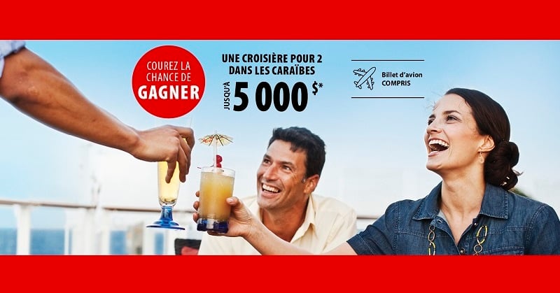 Concours Gagnez une croisière pour deux personnes!