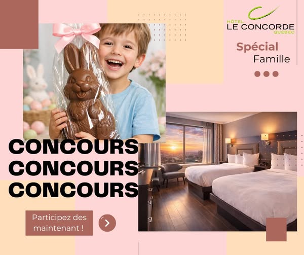Concours Gagnez une escapade familiale à Québec!
