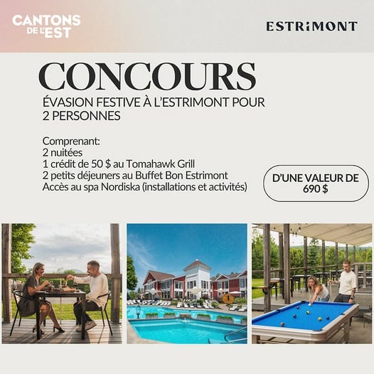 Concours Gagnez une évasion festive à l'Estrimont!