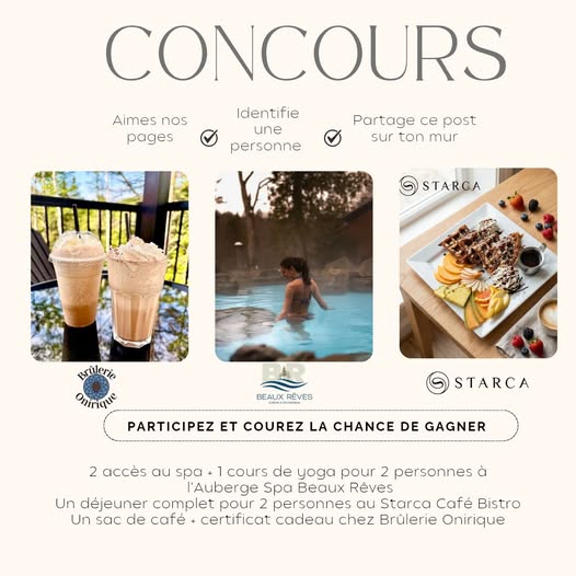 Concours Gagnez une expérience complète pour 2 personnes!