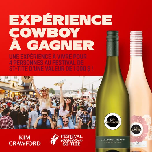 Concours Gagnez une expérience pour 4 personnes au Festival Western de St-Tite d’une valeur de 1000$