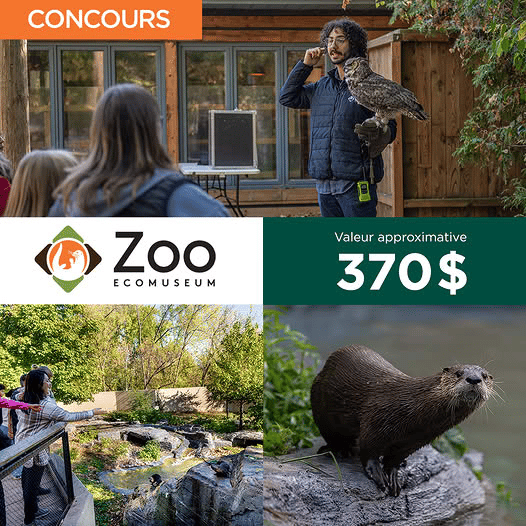 Concours Gagnez une immersion sauvage pour six personnes au Zoo Economuseum!