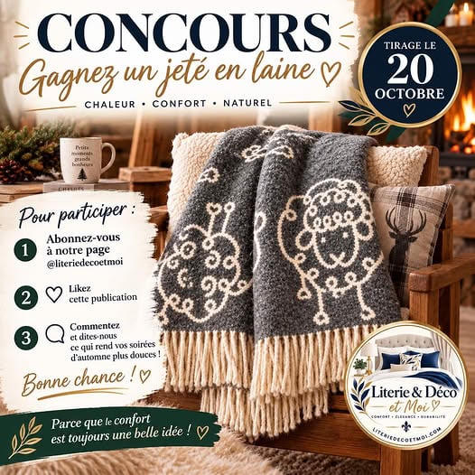 Concours Gagnez une jetée en laine!