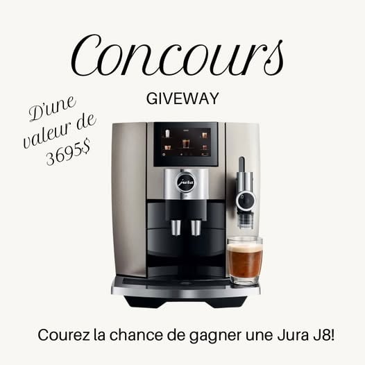 Concours Gagnez une Jura J8 d’une valeur de 3695$ !