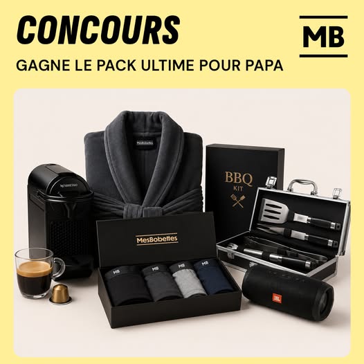 Concours Gagnez une machine Nespresso, un Papa pack, une robe de chambre, un kit BBQ et un haut-paleur bluetooth!