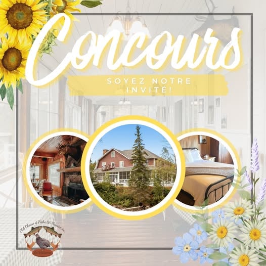 Concours Gagnez une nuitée dans une auberge et un crédit de 50 $ pour un délicieux souper dans un restaurant!