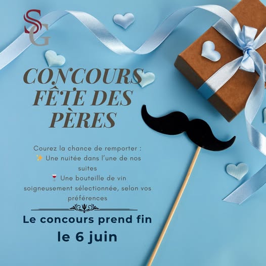 Concours Gagnez une nuitée dans une suite de l'Hôtel le Saint-Germain de Rimouski et une bouteille de vin!