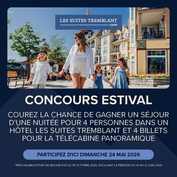 Concours Gagnez une nuitée pour 4 personnes et 4 billets télécabine panoramique pour accéder au sommet de la montagne!