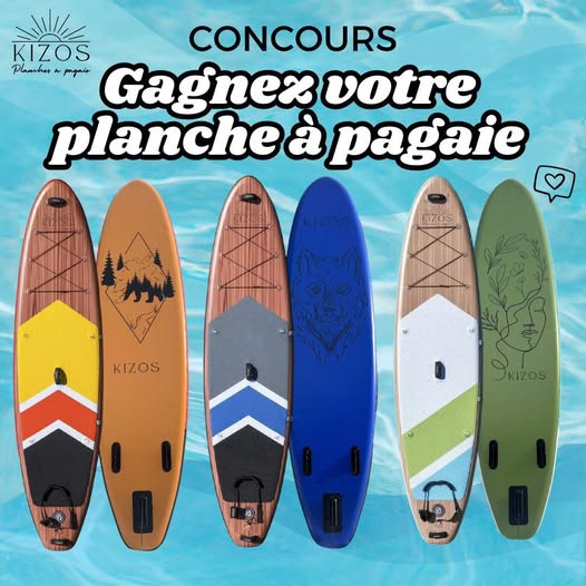 Concours Gagnez une planche à pagaie gonflable de votre choix ainsi que tous ses accessoires! Concours Gagnez une planche à pagaie gonflable de votre choix ainsi que tous ses accessoires!