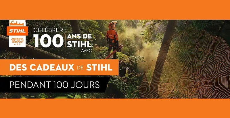 Concours Gagnez l'un des 100 prix Stihl!