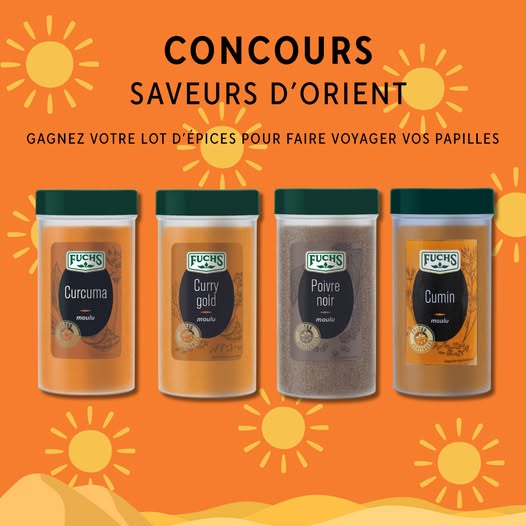 Concours Gagnez une sélection d'épices Fuchs qui vous fera voyager!