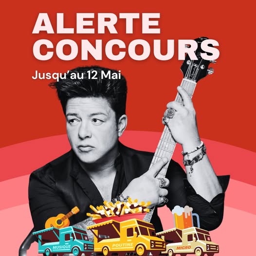 Concours Gagnez une soirée ROCK inoubliable avec ÉRIC LAPOINTE au PoutineFest de Saint-Jérôme! Concours Gagnez une soirée ROCK inoubliable avec ÉRIC LAPOINTE au PoutineFest de Saint-Jérôme!