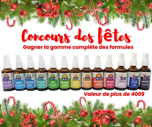 Concours Gagnez une trousse de départ contenant les 13 formules Capucin !