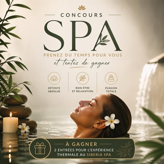 Concours Gagnez votre moment au spa!
