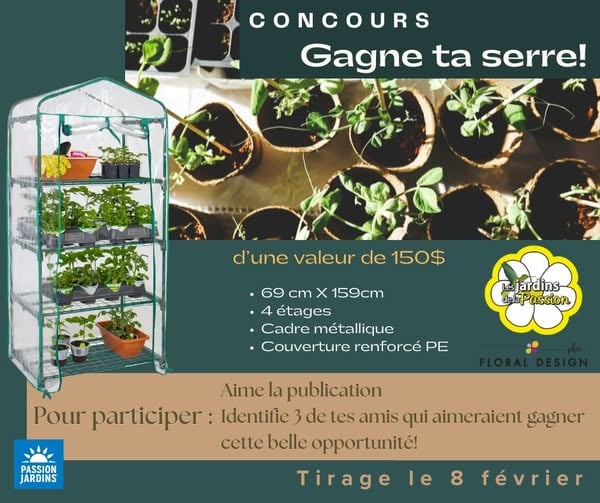 Concours Gagnez votre serre!