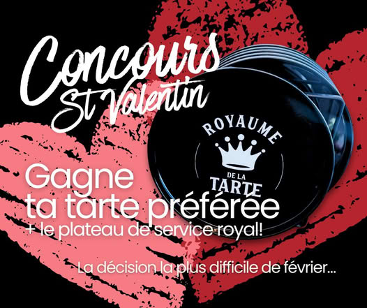 Concours Gagnez votre tarte préférée!