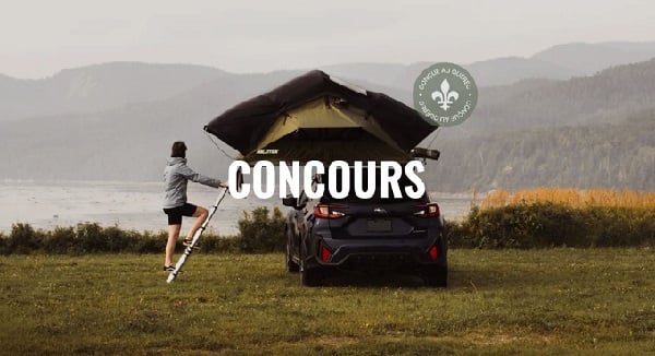 Concours Gagnez votre tente de toit SEQUOIA médium d'une valeur de 1749 $ ! Concours Gagnez votre tente de toit SEQUOIA médium d'une valeur de 1749 $ !