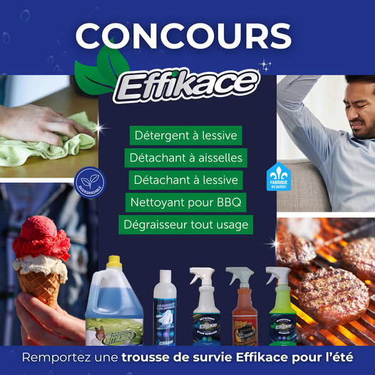 Concours Gagnez votre trousse de survie Effikace pour l’été! Concours Gagnez votre trousse de survie Effikace pour l’été!