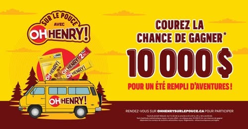 Concours Hershey Canada - Gagnez 10 000$ pour un été rempli d'aventures ! Concours Hershey Canada - Gagnez 10 000$ pour un été rempli d'aventures !