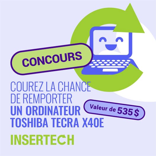 Concours Insertech Angus - Gagnez un ordi portable! Concours Insertech Angus - Gagnez un ordi portable!