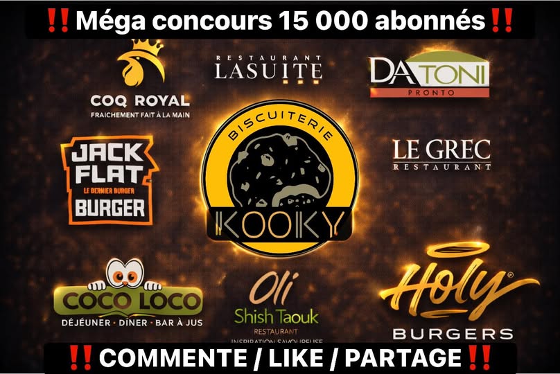 Concours Kooky Biscuiterie- Gagnez une carte cadeau dans un des restaurants locaux!