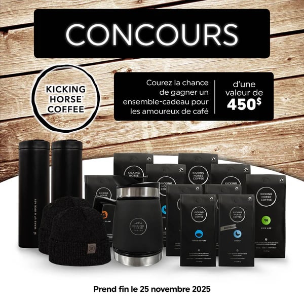 Concours La Boite à Grains Ensemble Kicking Horse Coffee Concours La Boite à Grains Ensemble Kicking Horse Coffee