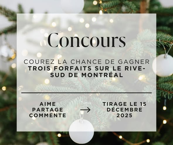 Concours La Forfaiterie - Gagnez un bundle surprise sur la Rive-Sud de Montréal!