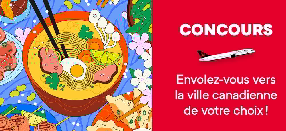 Concours La Presse - Envolez-vous vers la ville canadienne de votre choix!