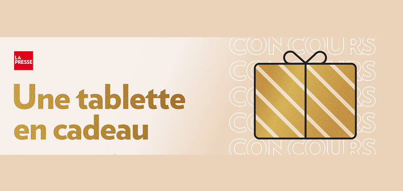 Concours La Presse - Gagnez  l'un des 30 iPad A16 (11e génération) de Apple!