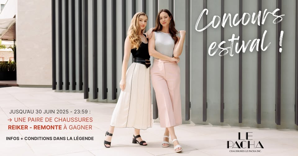 Concours L'Été avec avec Chaussures Le Pacha ! Concours L'Été avec avec Chaussures Le Pacha !