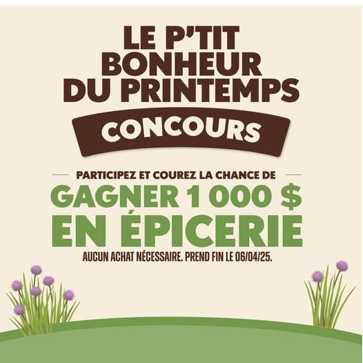 Concours Little Potato - le p’tit bonheur du printemps! Concours Little Potato - le p’tit bonheur du printemps!