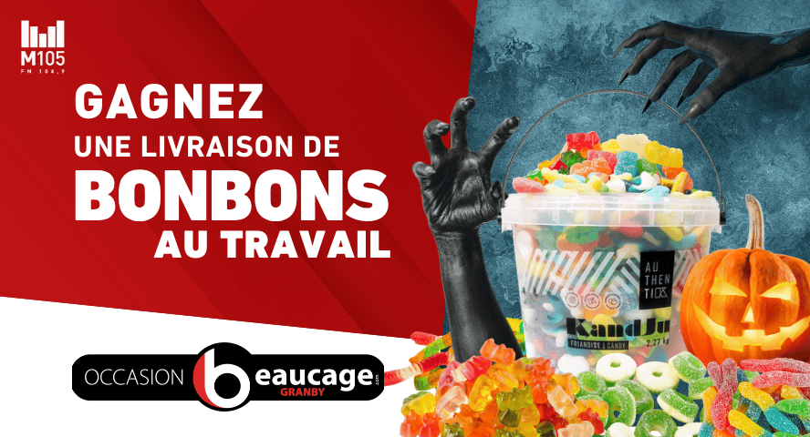Concours M105 Gagnez une livraison de bonbons au travail!