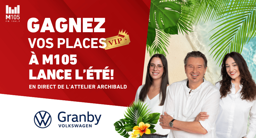 Concours M105 Gagnez votre laisser-passer double pour assister en direct au Retour M105!