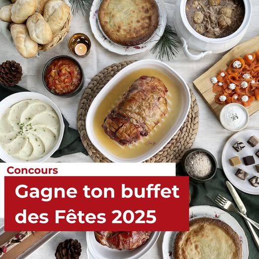 Concours Maturin, comme à la ferme - Gagne un Buffet des Fêtes pour 4 personnes, rempli de délicieux produits de 7 producteurs d’ici.